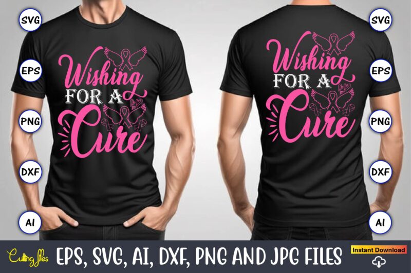 Wishing For A Cure,World Cancer Day, Cancer svg, cancer usa flag, cancer fight svg, leopard football cancer svg, wear pink svg, together we