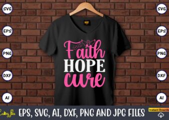 Faith hope cure,world cancer day, cancer svg, cancer usa flag, cancer fight svg, leopard football cancer svg, wear pink svg, together we fig