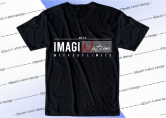 Imagination Svg, Slogan Quotes T shirt Design Graphic Vector, Inspirational and Motivational SVG, PNG, EPS, Ai,
