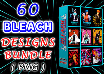 60 Bleach Designs Bundle