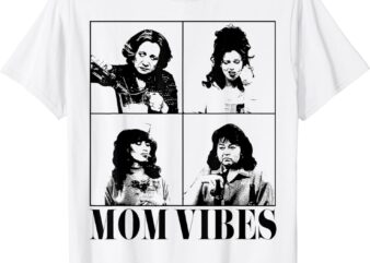 90’s Mom Vibes Vintage Funny Cool Mom Trendy Mother’s Day T-Shirt