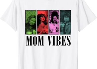 90’s Mom Vibes Vintage Retro Funny Mom Life Mother Day T-Shirt