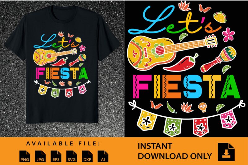 Cinco de Mayo Mexican Taco Shirt Design
