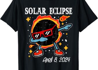 America Totality 4 08 24 Adult Kids Total Solar Eclipse 2024 T-Shirt