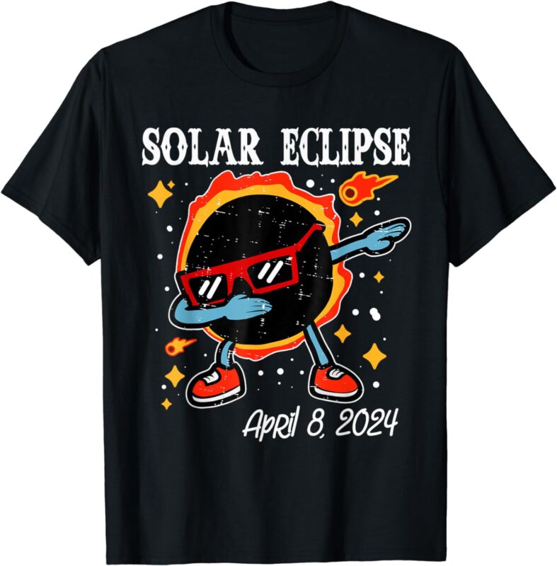 America Totality 4 08 24 Adult Kids Total Solar Eclipse 2024 T-Shirt