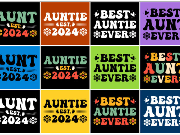 Aunt auntie t-shirt design bundle Aunt auntie t-shirt design bundle