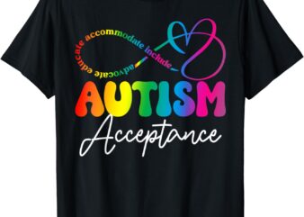 Autism Awareness Acceptance Shirt Infinity Symbol Men Women T-Shirt