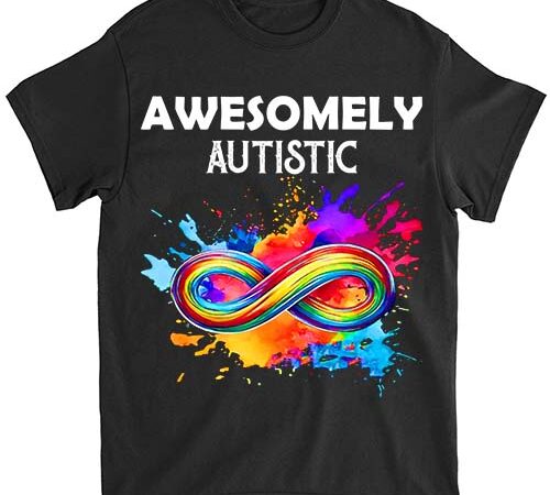 Autism awareness shirt kids boys infinity girls rainbow t-shirt lts png file