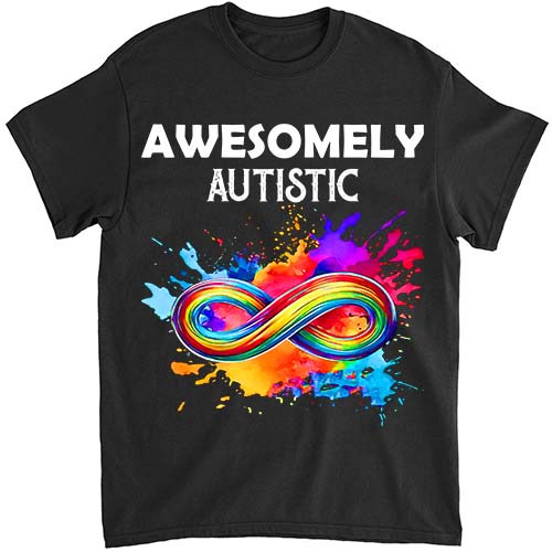 Autism Awareness Shirt Kids Boys Infinity Girls Rainbow T-Shirt lts png file