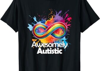 Autism Awareness Shirt Kids Boys Infinity Girls Rainbow T-Shirt