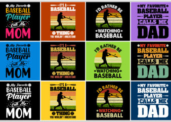 Baseball,Baseball TShirt,Baseball TShirt Design,Baseball TShirt Design Bundle,Baseball T-Shirt,Baseball T-Shirt Design