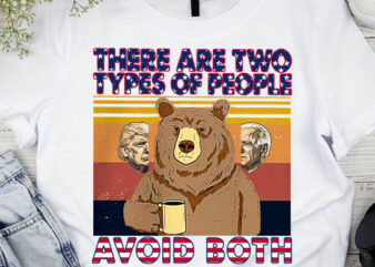 Bear Drinking Coffee There Are Two Types Of People Avoid Both Vintage Shirt LTSP t shirt template