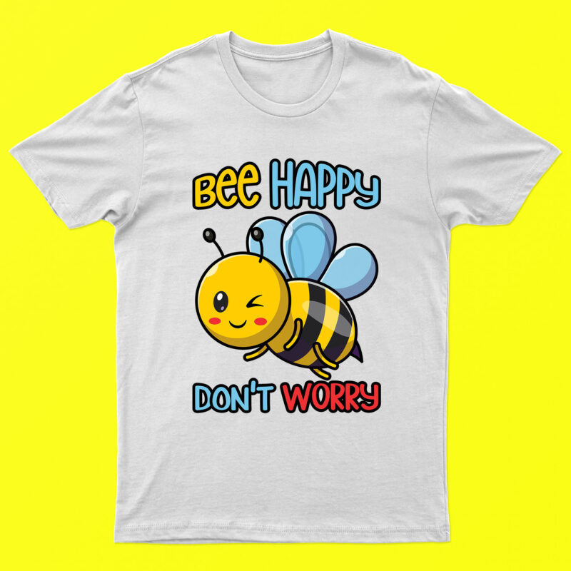 Pack Of 6 Bees T-Shirt Designs For Sale!! | Ready To Print | 50% off!!