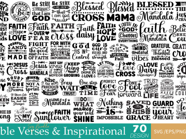 Bible verses & inspirational svg bundel t shirt template Bible verses & inspirational svg bundel t shirt template