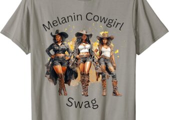 Black Cowgirls African American Texas Girls Gift Women T-Shirt