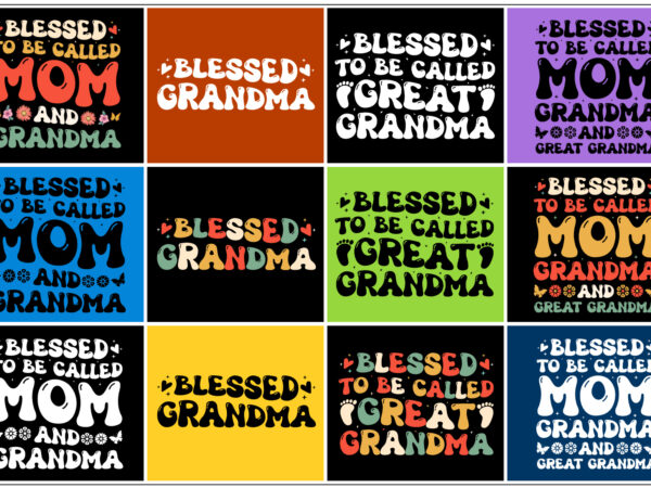 Blessed to be called t-shirt design bundle