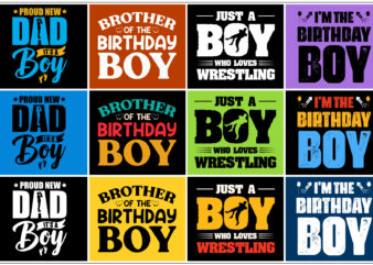 Boy T-Shirt Design Bundle