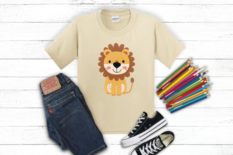 Bundle Cute animals. TShirt Sticker.