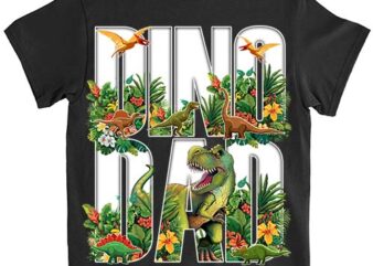 Dinosaur Dad Dinosaur Parent Father_s Day Gift for Dino Dads T-Shirt ltsp png file