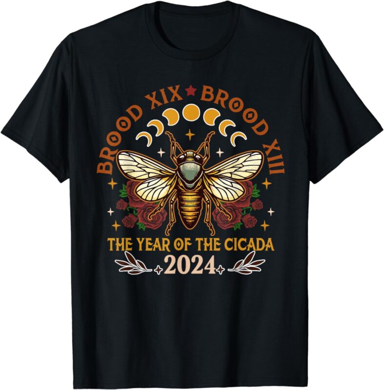 Cicada Lover Brood XIX Brood XIII Year Of The Cicada 2024 T-Shirt