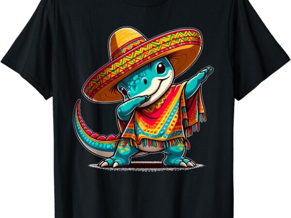 Cinco de mayo dinosaur dabbing mexican fiesta 5 de mayo kids t-shirt