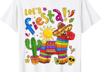 Cinco De Mayo Shirt Girls Boys Kids Mexican Let’s Fiesta Fun T-Shirt