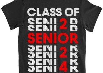 Class of 2024 Senior 2024 Seniors Graduation 2024 Graduate T-Shirt ltsp