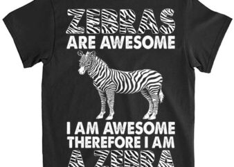 Cool Zebra Art For Men Women Kids Zebra Stripes Zebra Lover T-Shirt LTSP