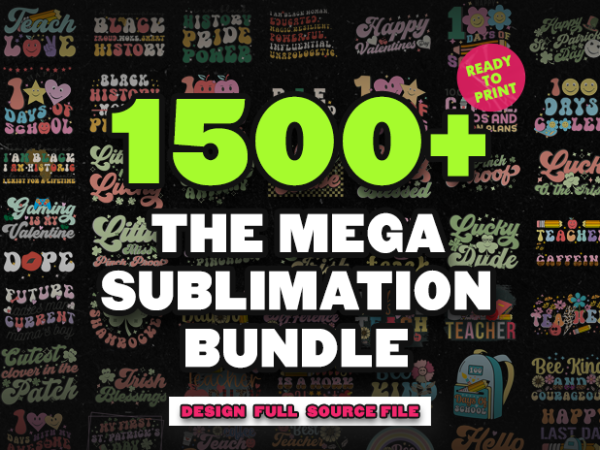 The best mega sublimation bundle design for commercial -90% off