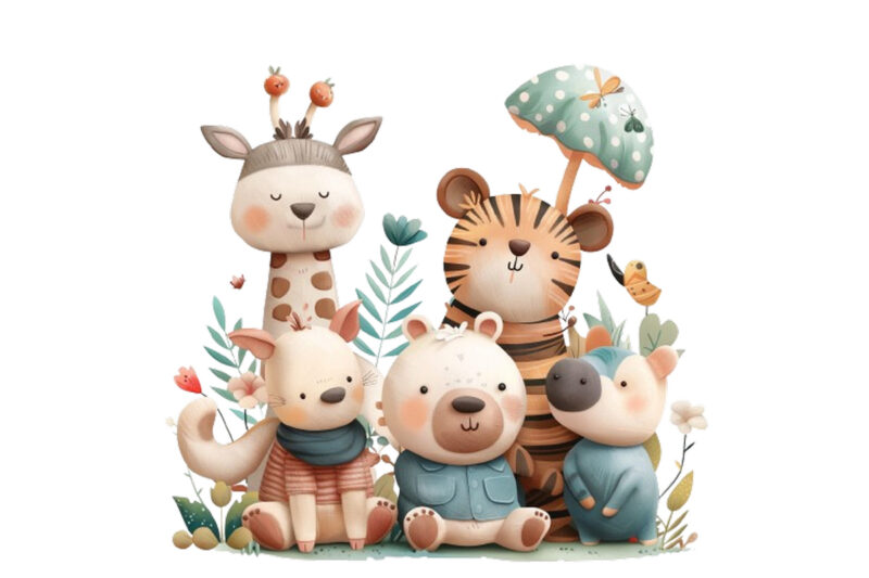 children, clipart, elephant, kids, lion, tiger, wildlife, zoo, adorable, monkey, action, africa, clip art, comic, dance, dancing, fauna, fri