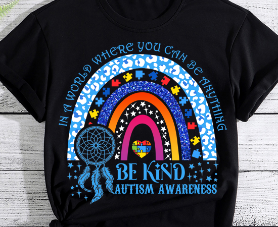 Cute autism mom women men autism awareness be kind support t-shirt pn ltsp