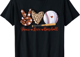 Cute Baseball Lovers Gifts Softball Baseball Women Men Kids T-Shirt