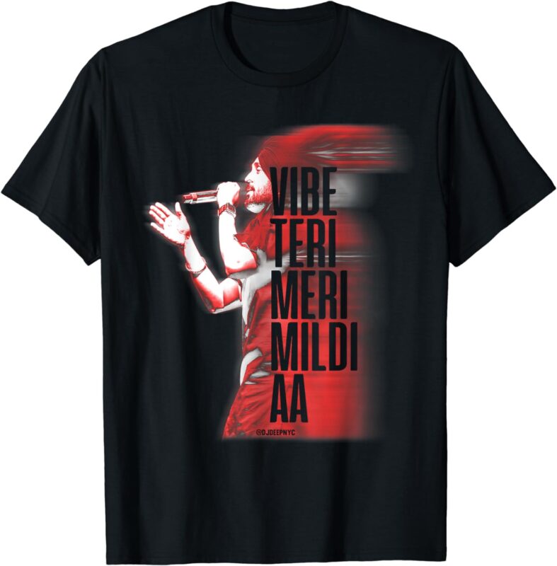 DILJIT DOSANJH Vibe Teri Meri Mildi Aa Desi Apparel T-Shirt