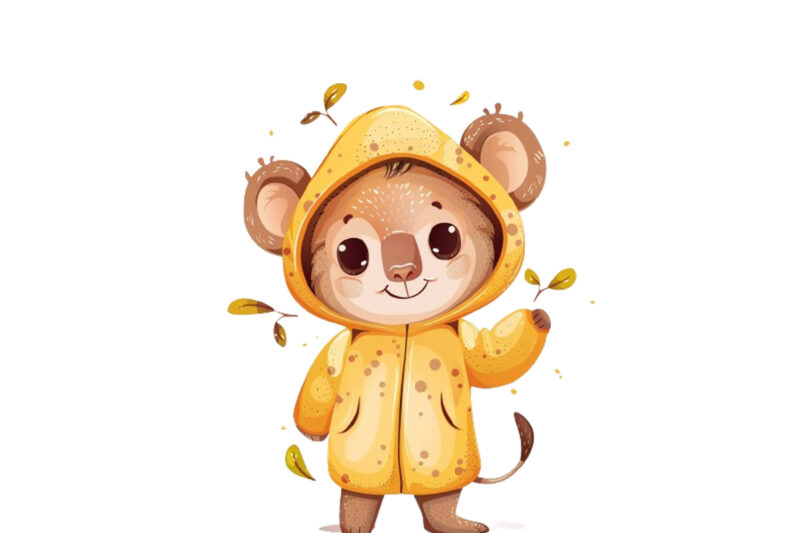 cute animal wearing clipart