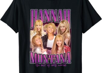 Disney Hannah Montana The Best Popstar Collage Chest Poster T-Shirt