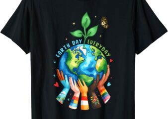 Earth Day 2024 Everyday Protect Environment Save The Planet T-Shirt