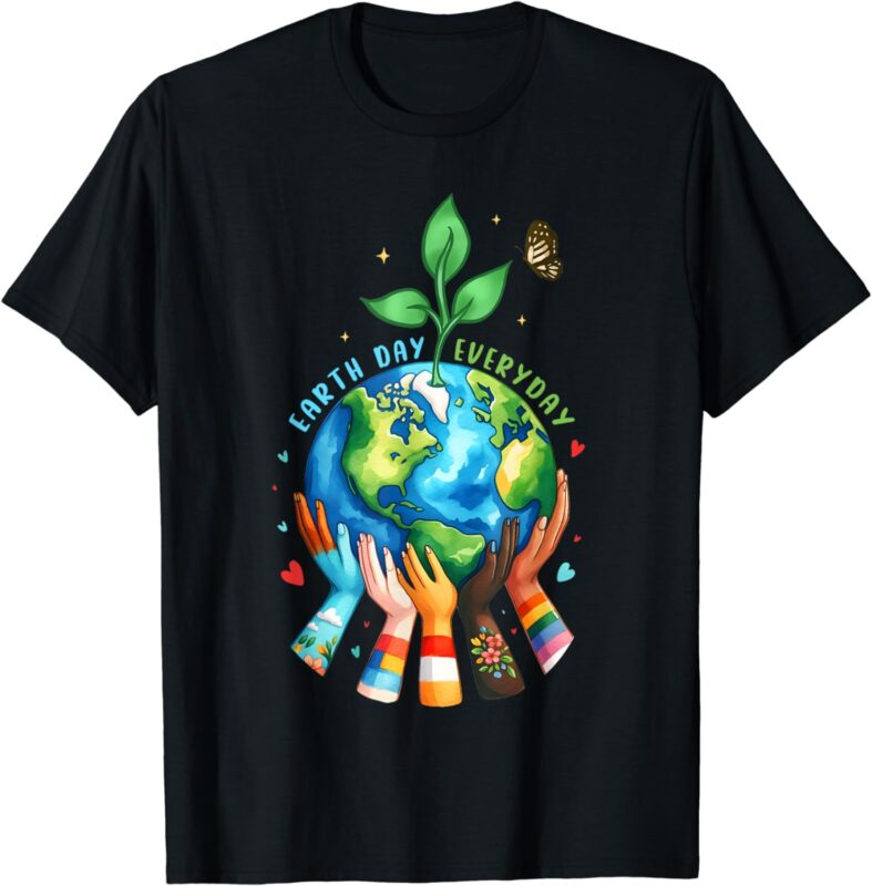 Earth Day 2024 Everyday Protect Environment Save The Planet T-Shirt
