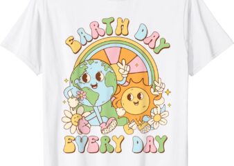 Earth Day Everyday Shirt Kids Environment Earth Day 2024 T-Shirt