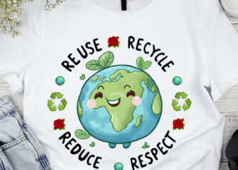 Earth Day Teacher Environment Day Recycle Earth Day T-Shirt LTSP
