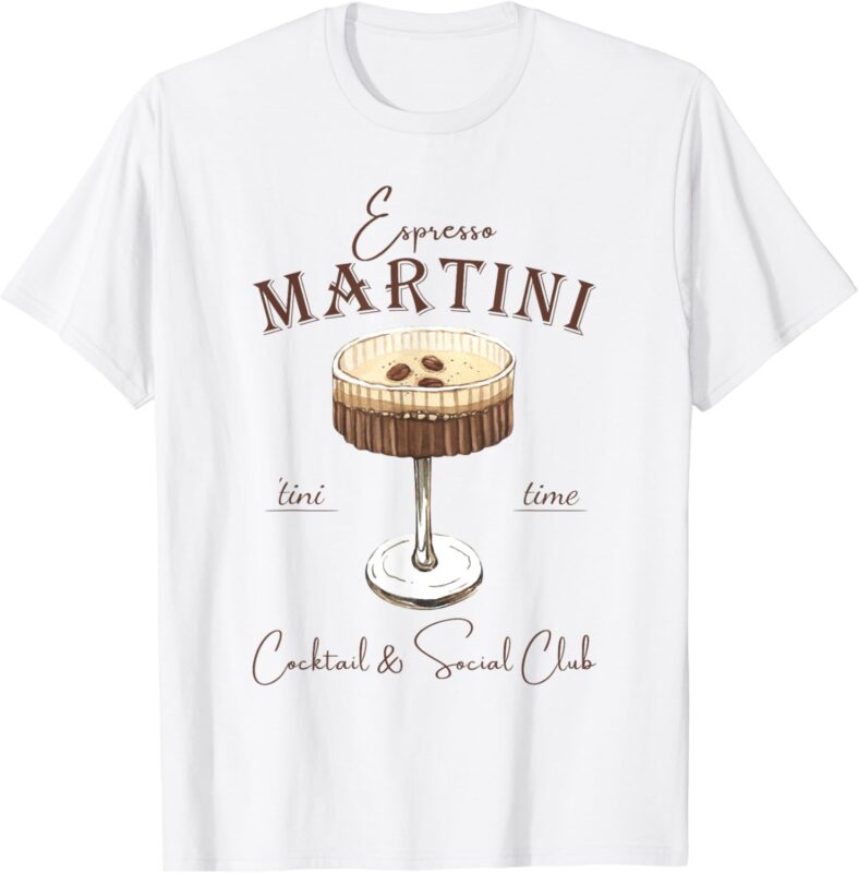 Espresso Martini Social Club Drinking Vintage T-Shirt