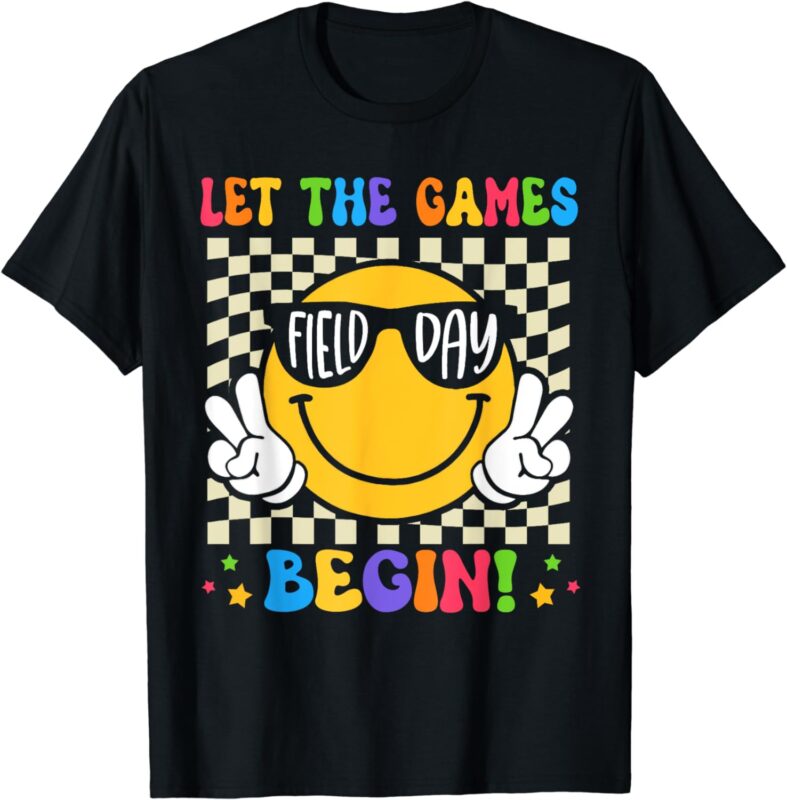 Field Day Shirts Let The Games Begin Kids Boys Girls Teacher T-Shirt