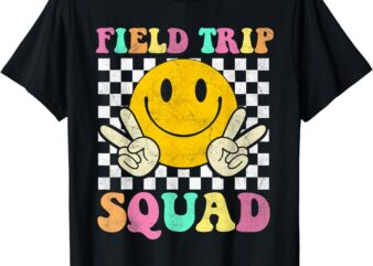 Field Trip Squad Groovy Field Day T-Shirt