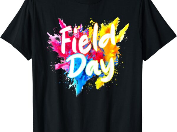 Field trip vibes field day fun day colorful teacher student t-shirt
