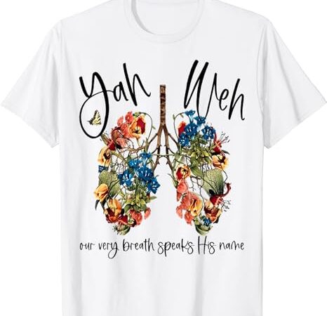 Floral lung flowers t-shirt