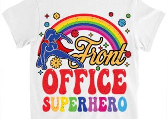 Front office superhero secretary administrative assistant t-shirt ltsp