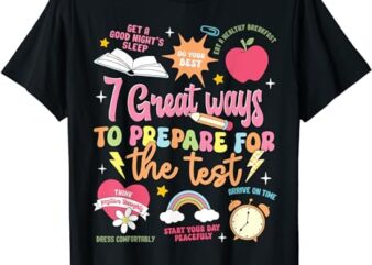 Funny Teacher Test Day Motivational Teacher Starr Testing T-Shirt