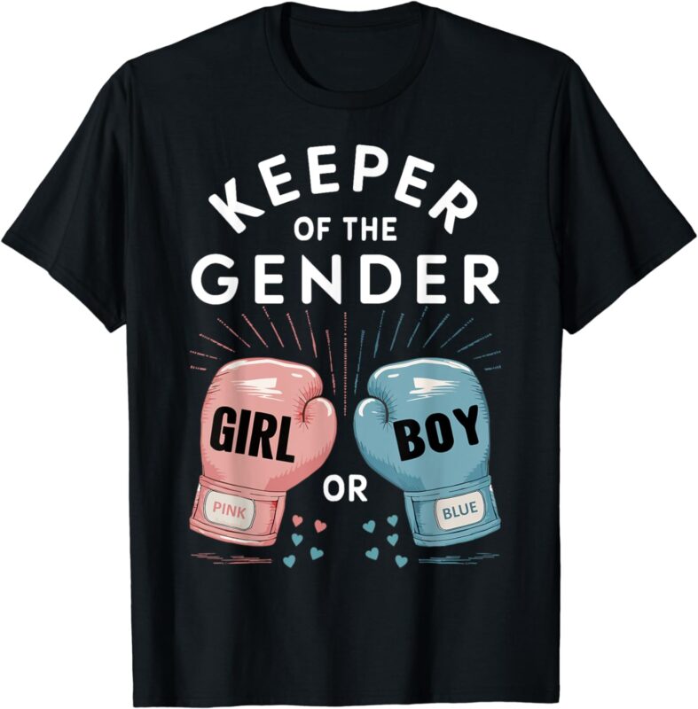 Gender Reveal Party Keeper Of Gender Boxing T-Shirt