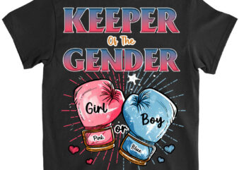 Gender Reveal Party Keeper Of Gender Boxing T-Shirt LTSP png