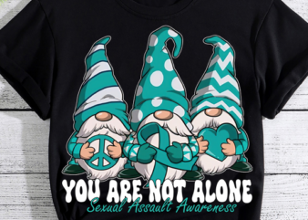 Gnome Sexual Assault Awareness Apparel Women Harassment Support T-Shirt PN LTSP