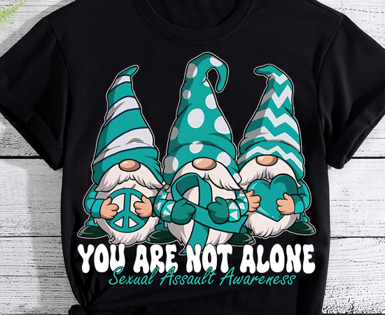 Gnome sexual assault awareness apparel women harassment support t-shirt pn ltsp